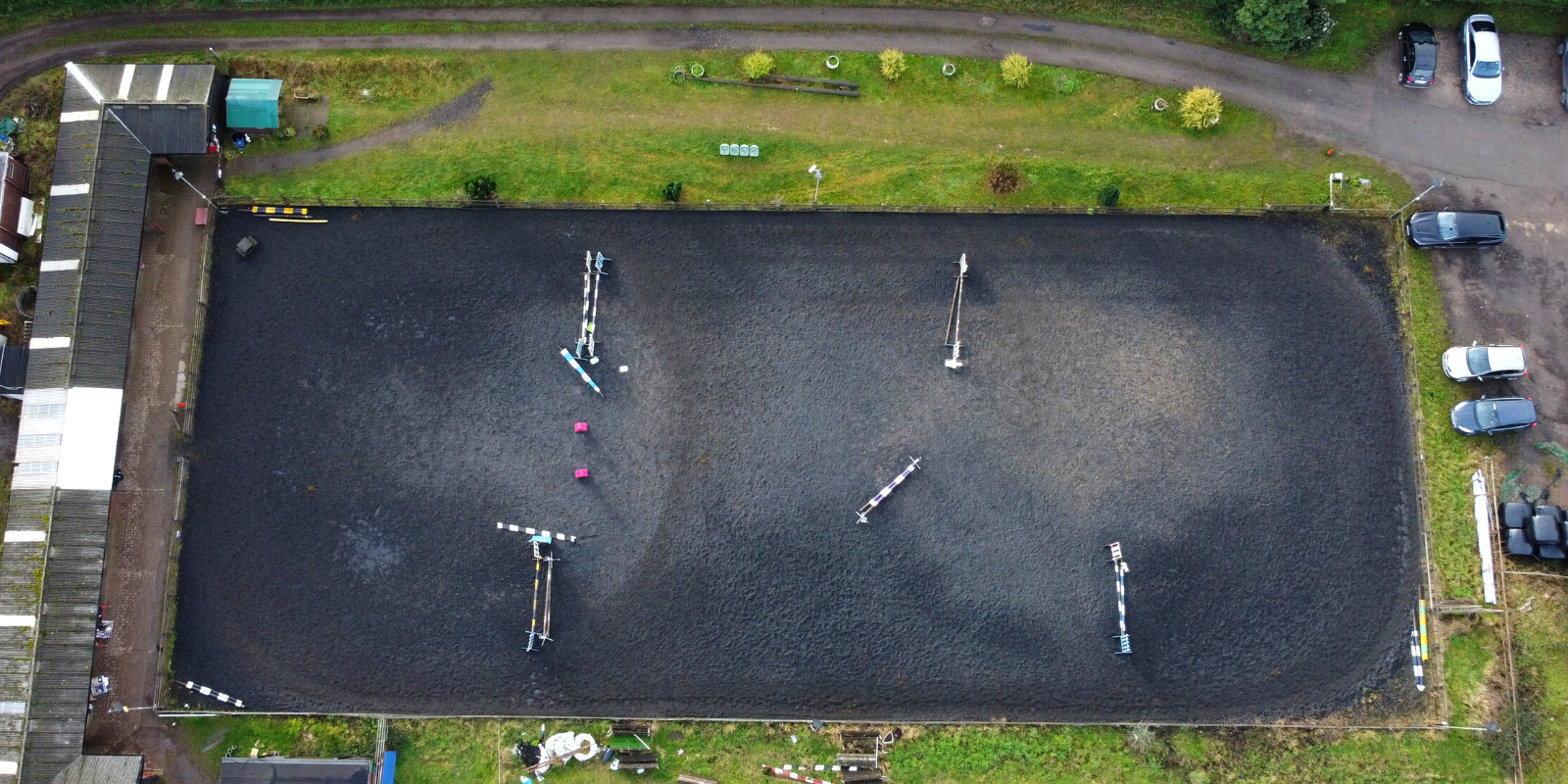 Outdoor riding school
